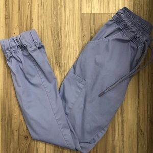 Jaanuu Ceil Blue Jogger Scrub Pants